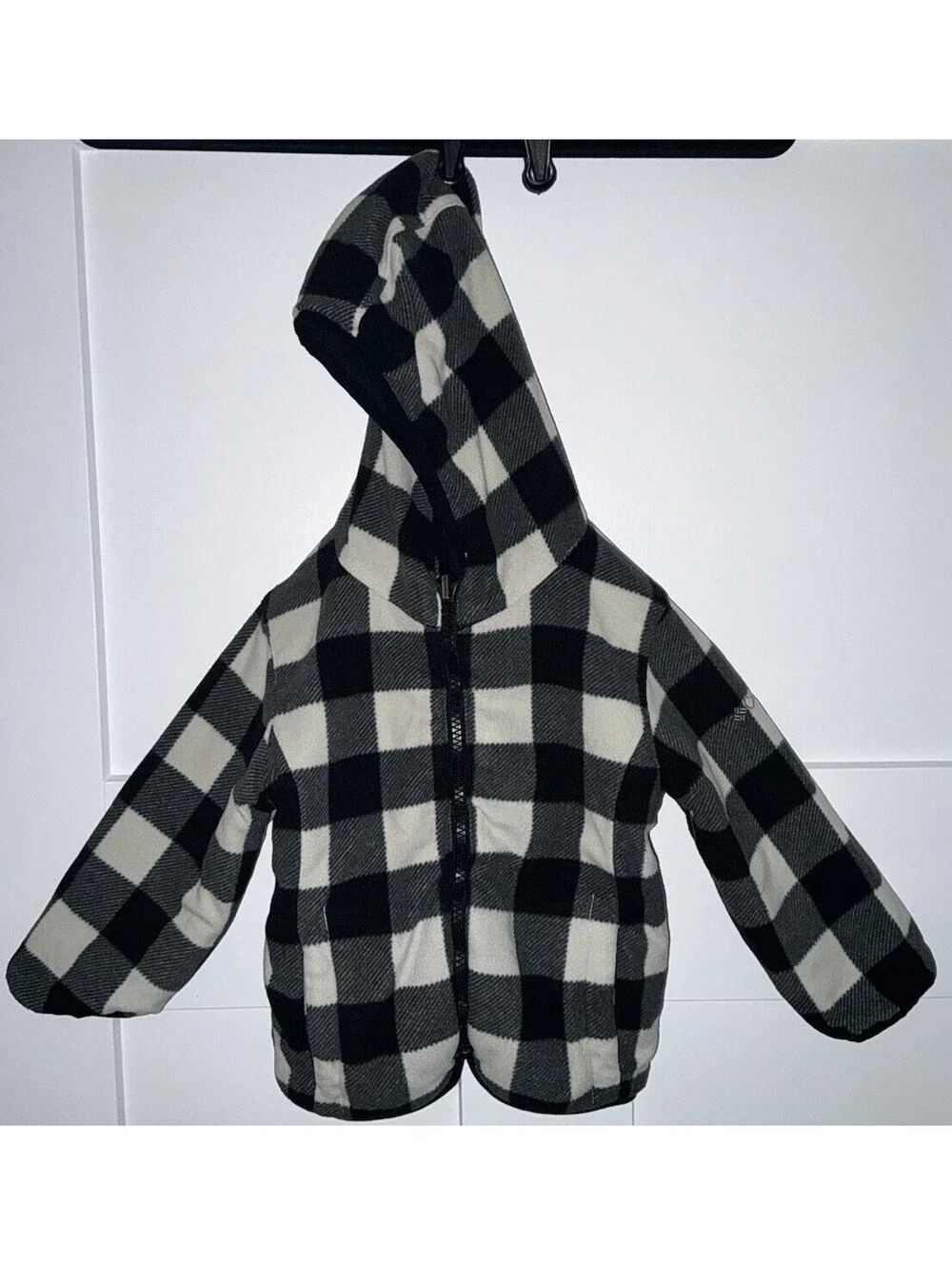 Columbia Toddler 3T Double Trouble II Quilted Reversible Hooded Jacket Black